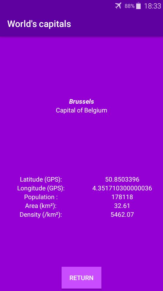 World's capitals