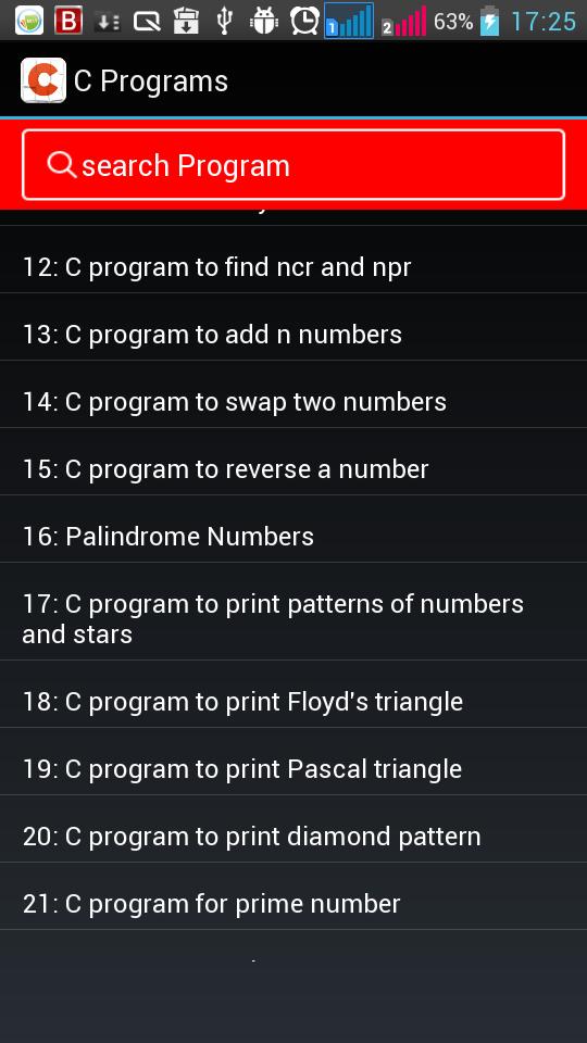 C Program Example