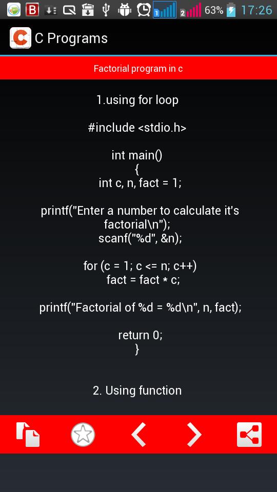 C Program Example