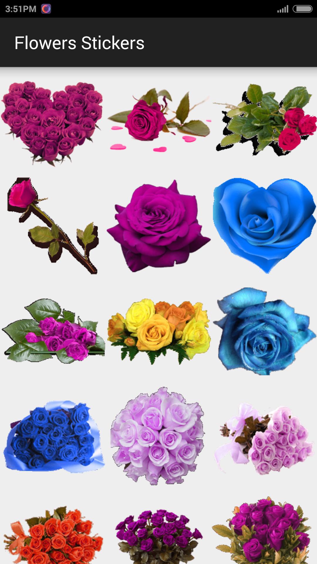 Beautiful Flower Stickers