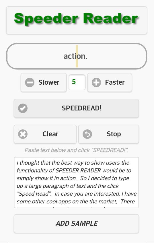 Speeder Reader