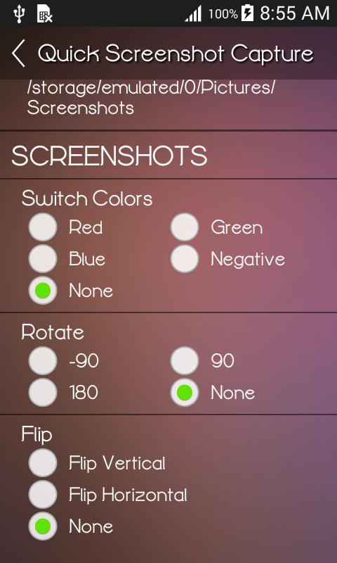 Quick Screenshot Capture
