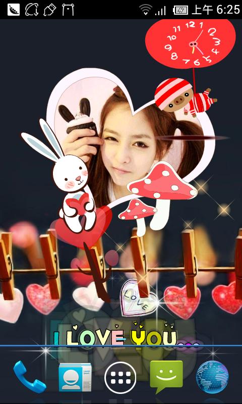 Beauty Stickers Live Wallpaper