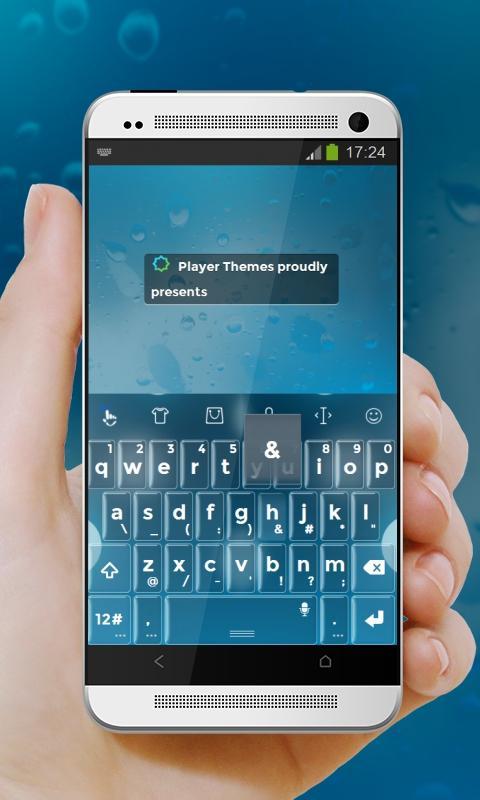 Rain drops Keypad Design