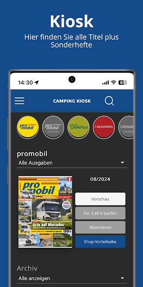 Camping Kiosk
