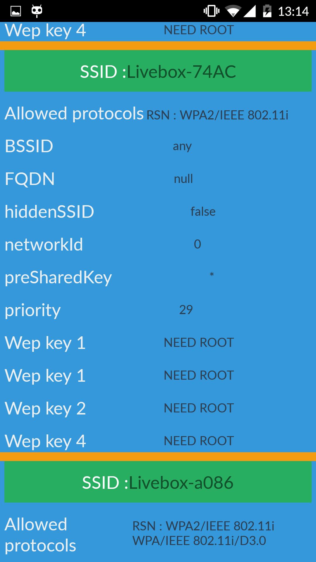 Wifi Key Viewer