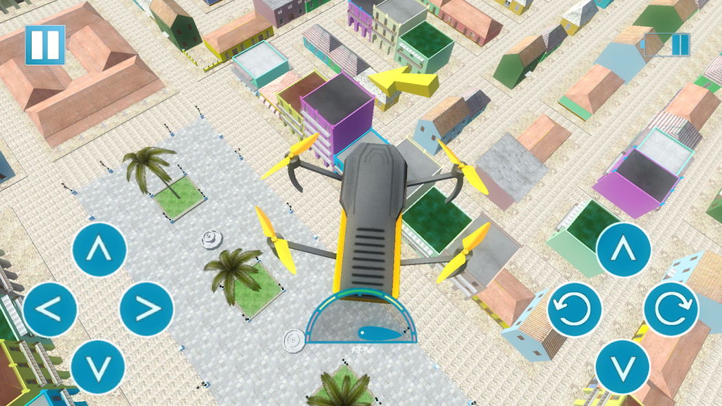 Drone lander simulator 3d