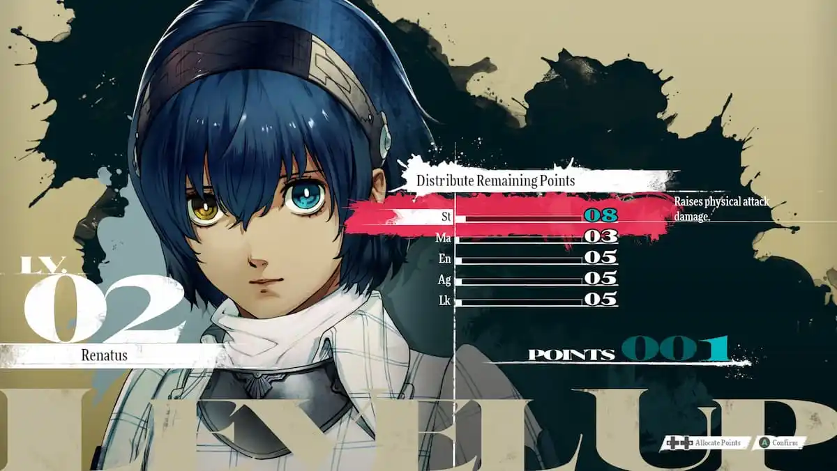 Metafora refantazio build terbaik untuk protagonis