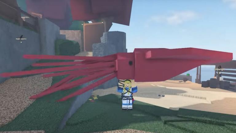 Roblox Fischで巨大なイカを捕まえる方法