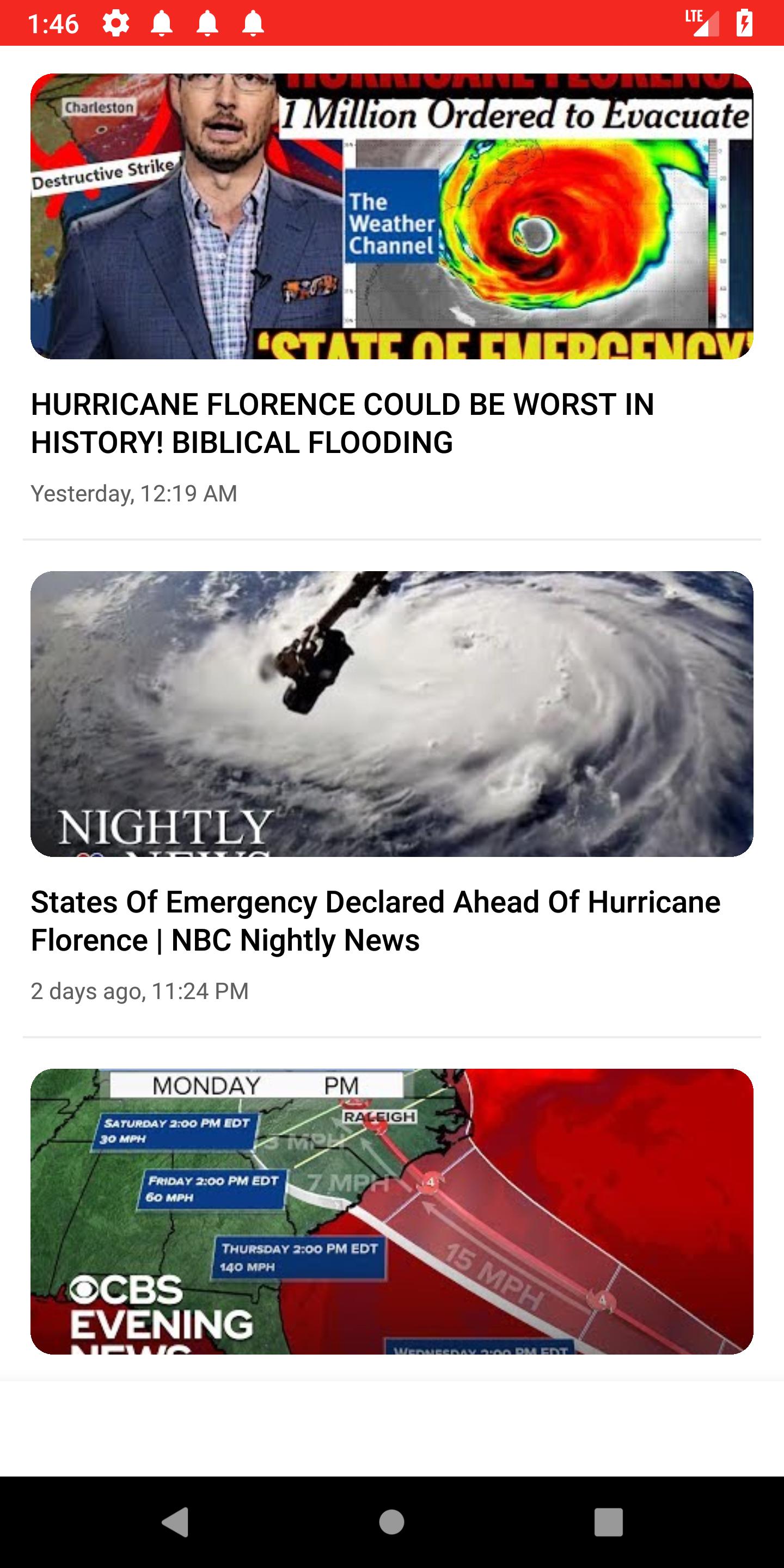 Florence Hurricane