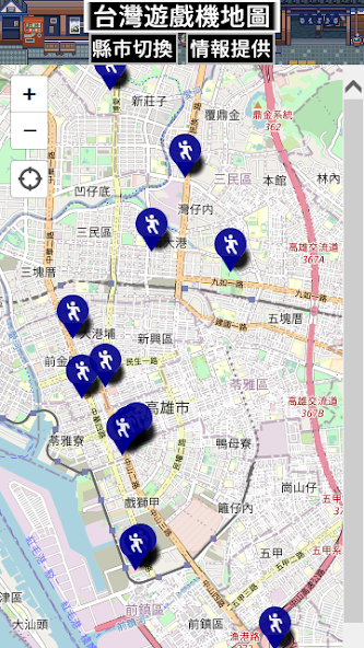 Taiwan Arcade Map