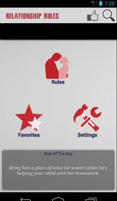Relationship rules