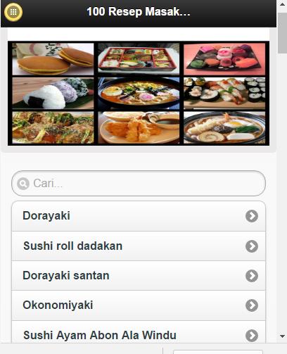 Recipes Japanese