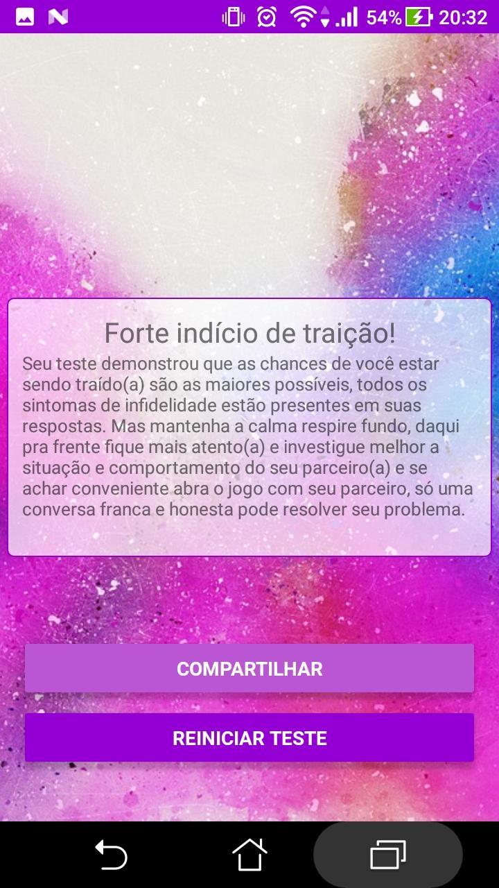 Teste de Fidelidade