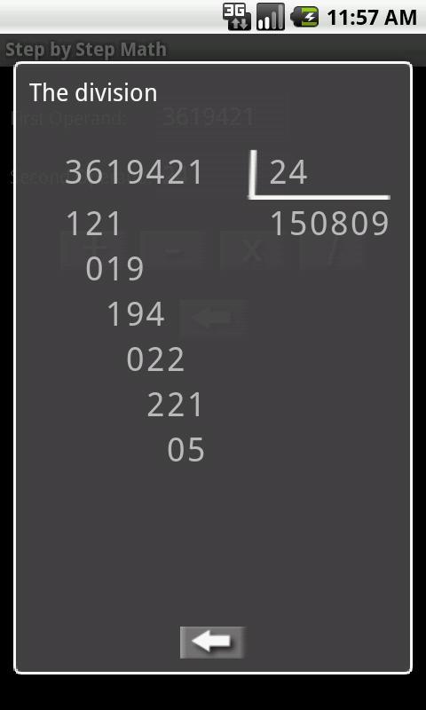Math step by step
