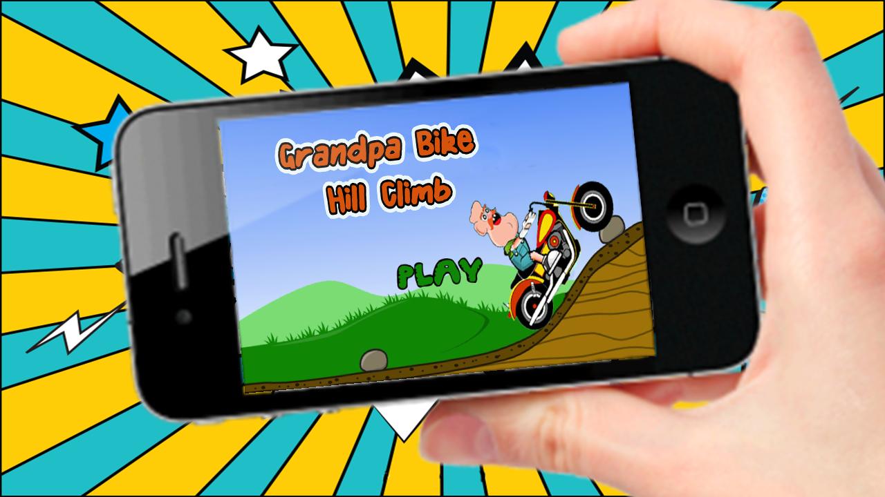 Grandpa Bike Hill climb