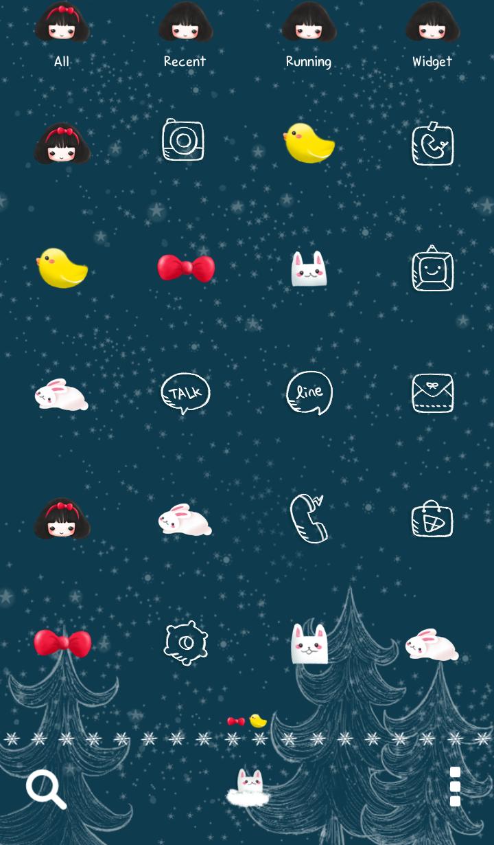 Darongi(snow white)Dodol Theme