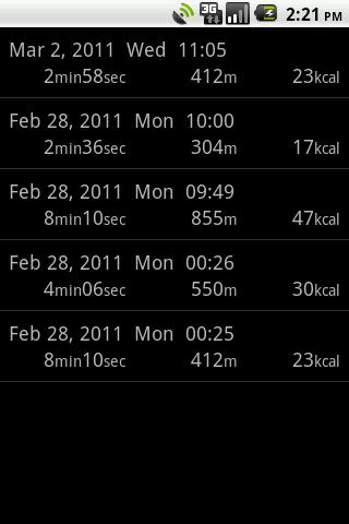 Jogging Recorder