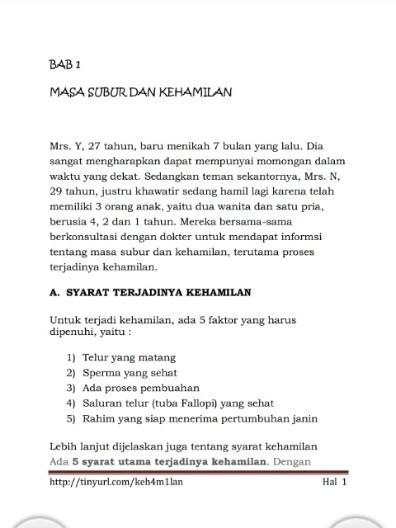 AKU INGIN HAMIL