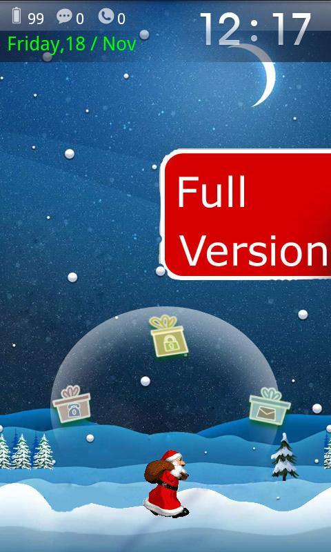 Santa on the way free theme