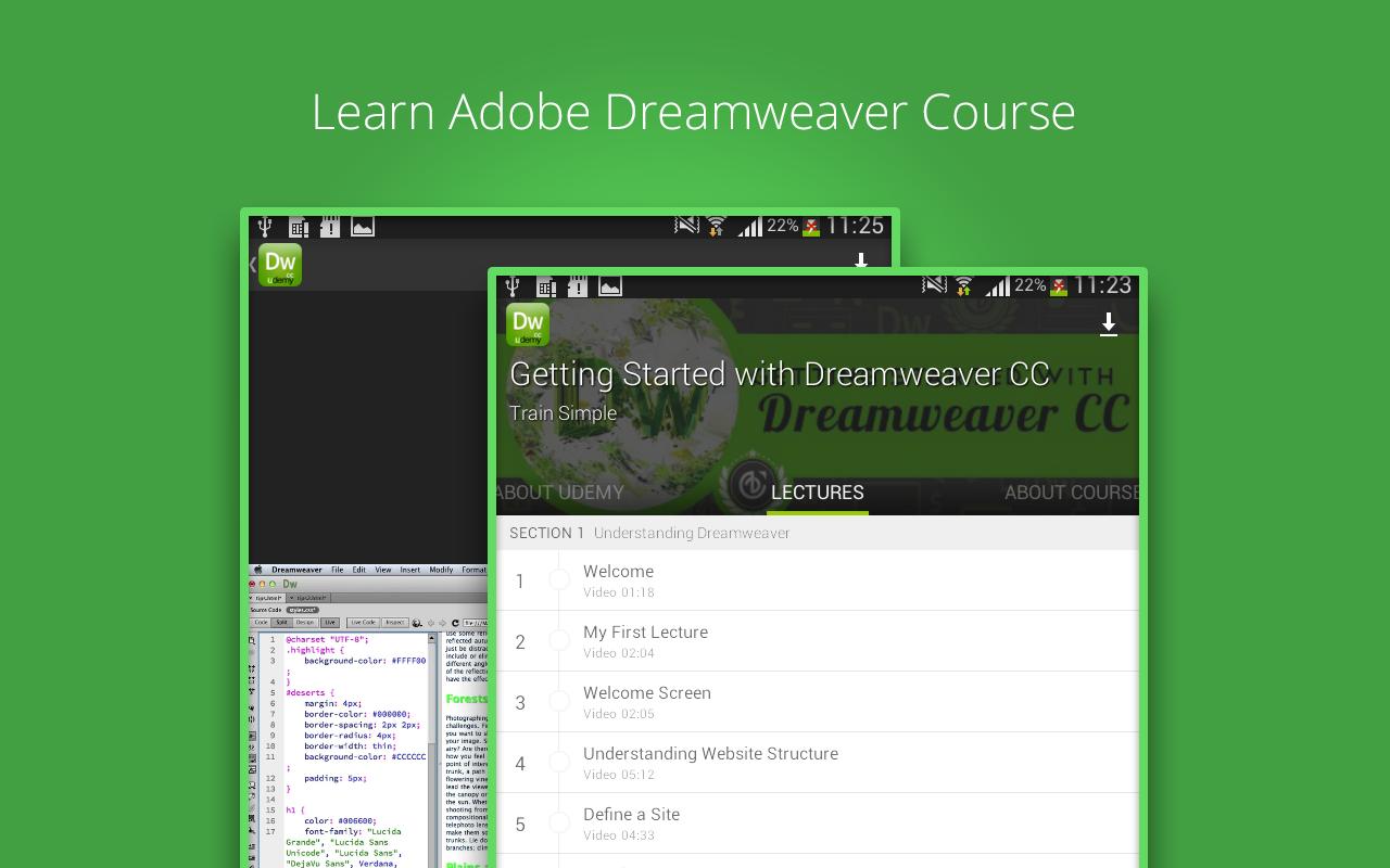 Learn Dreamweaver CC by Udemy