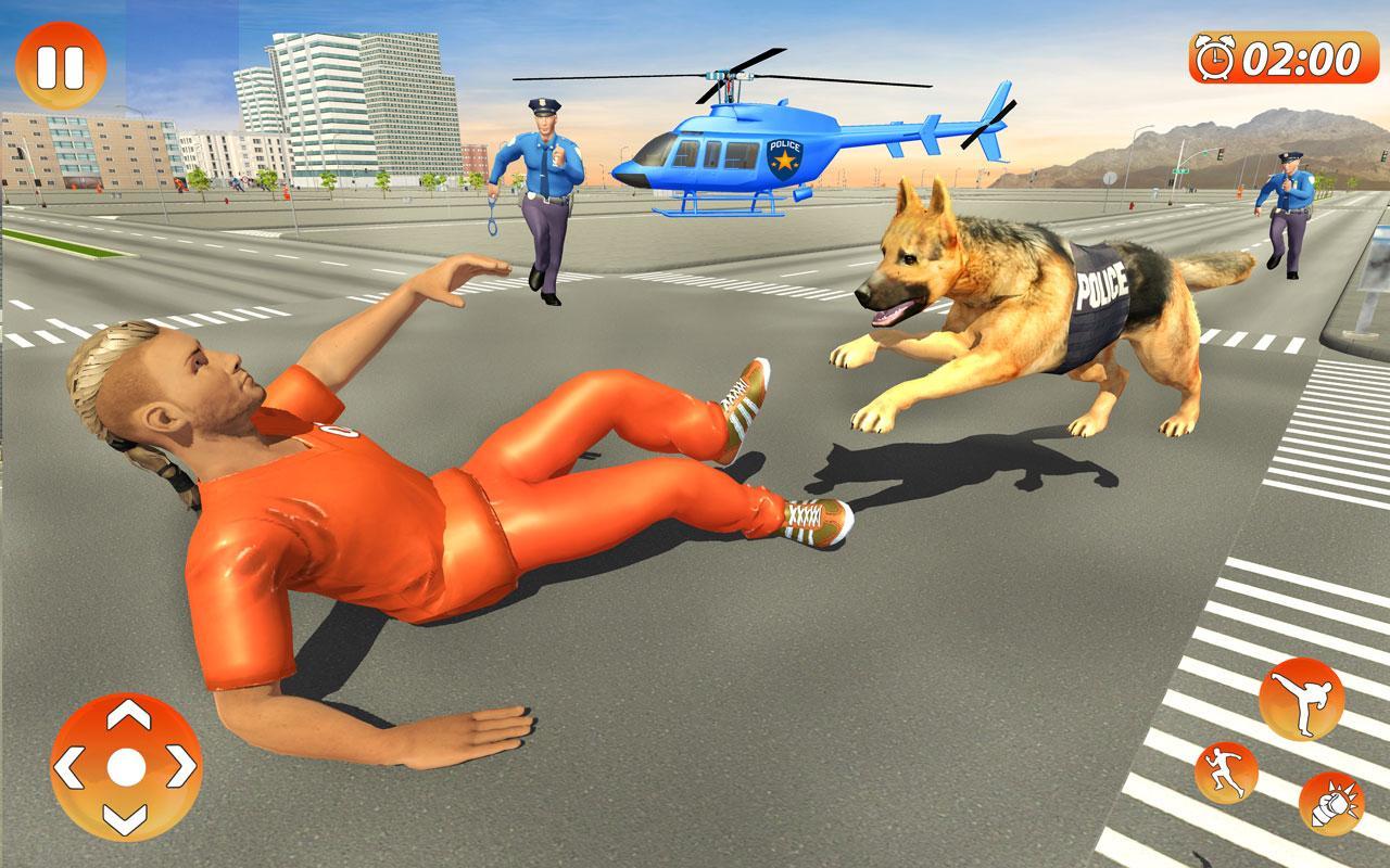 Police Dog Prisoner Chase