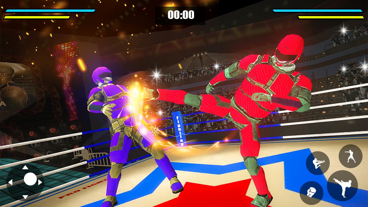 Real Robot Ring Fighting VS Wrestling Robot Game