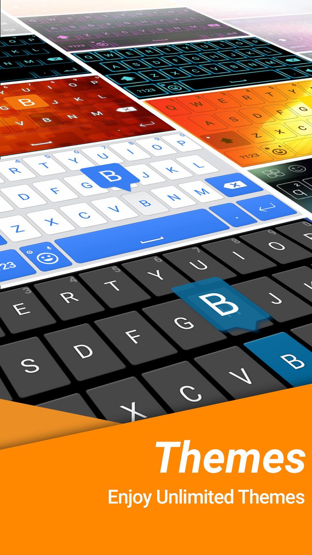 Emoji white keyboard