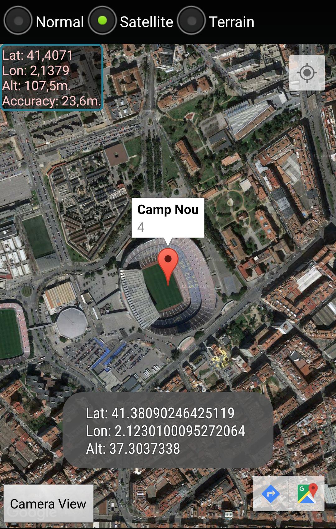 Map Point Augmented Reality