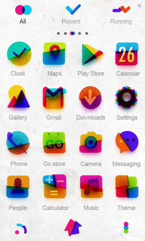 Color Evil GO Launcher Theme