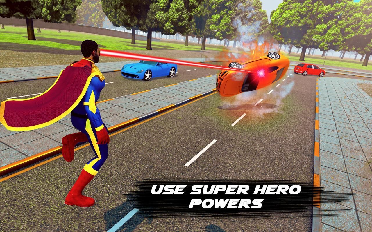 Flying Hero Crime City Theft