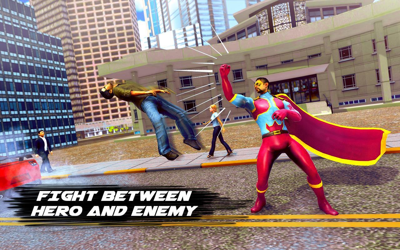 Flying Hero Crime City Theft