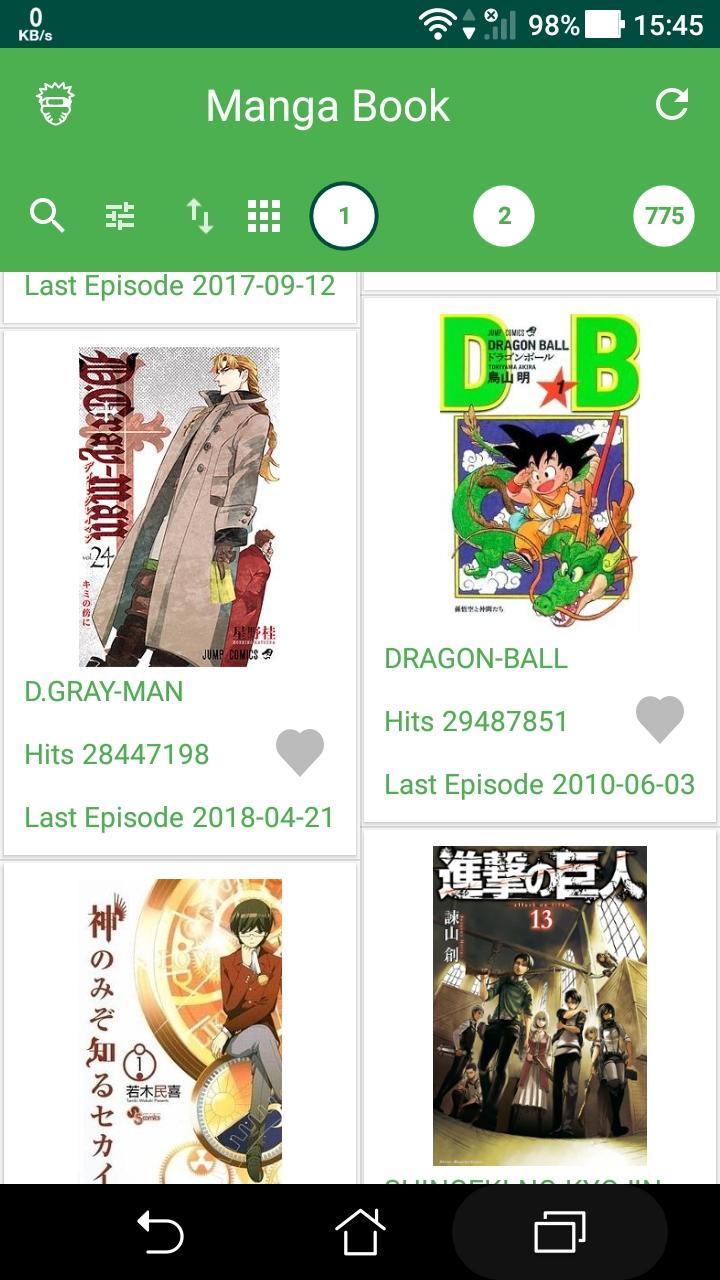 Manga book