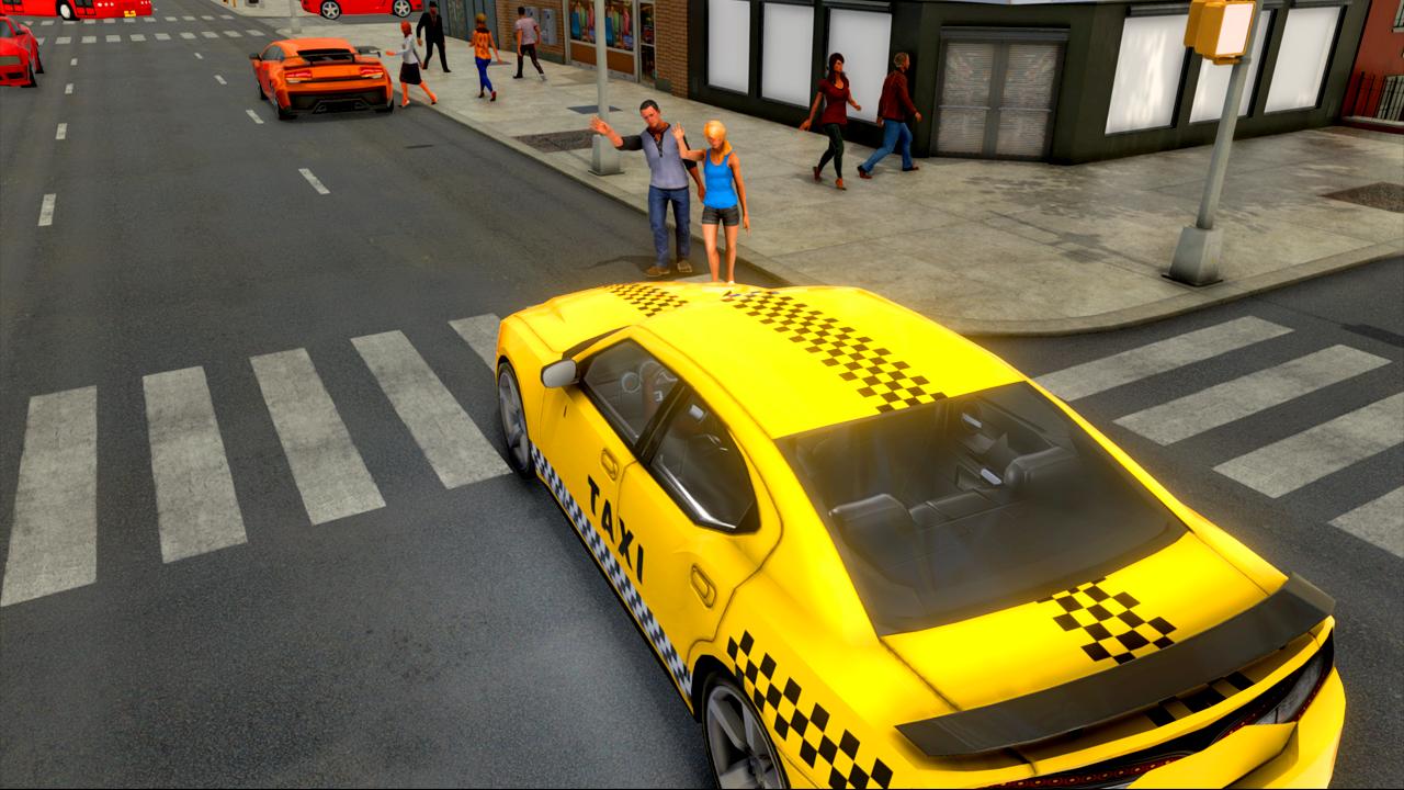 Mega Ramps Taxi Car Stunt: Car Jumping Game