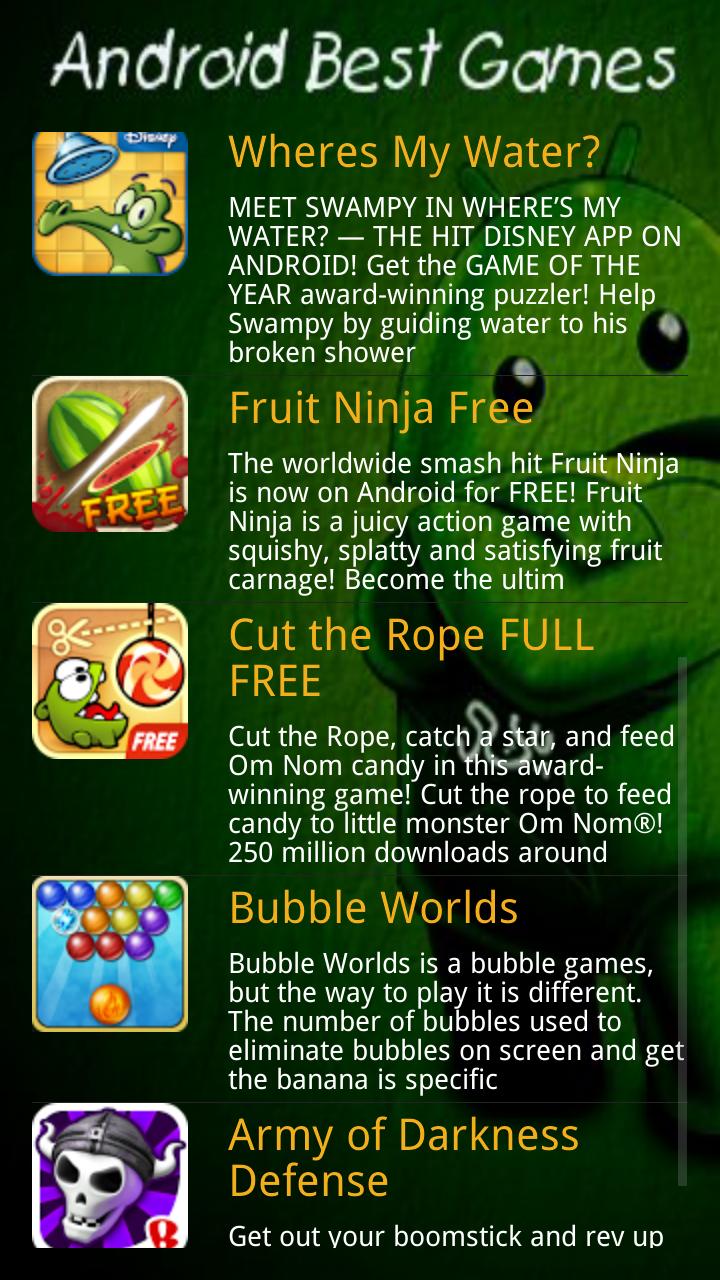 Best Games for Android