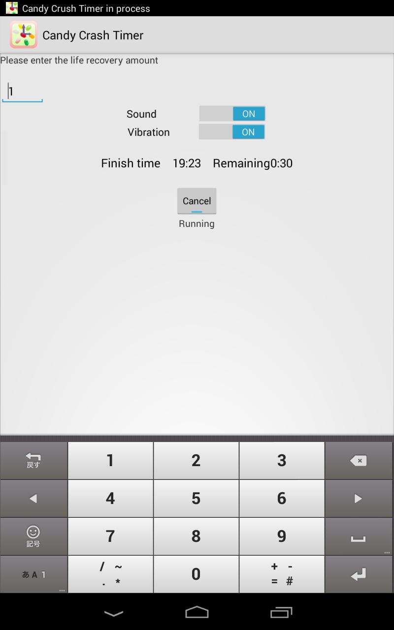 Timer for Candy Crush