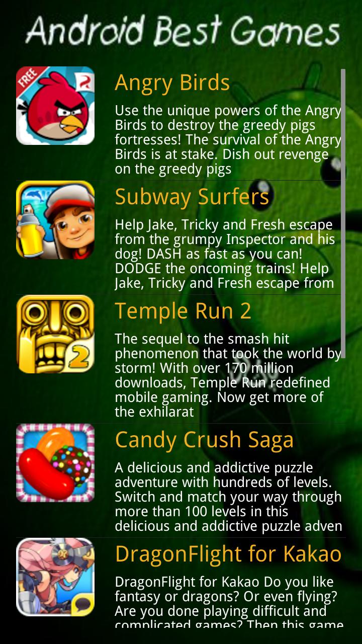 Best Games for Android