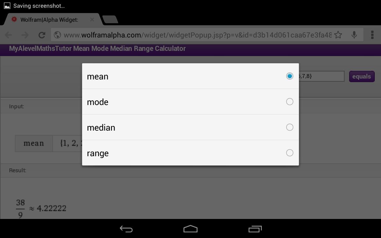 Mean Mode Median Calculator