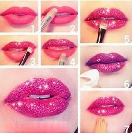 Lips Makeup Step By Step