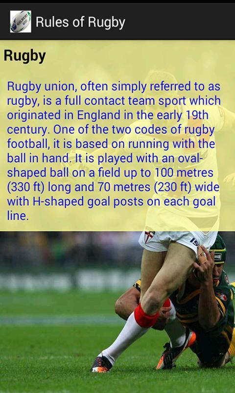 Rules of Rugby