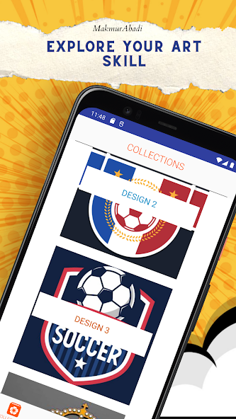 Recolor - Soccer Logo Coloring