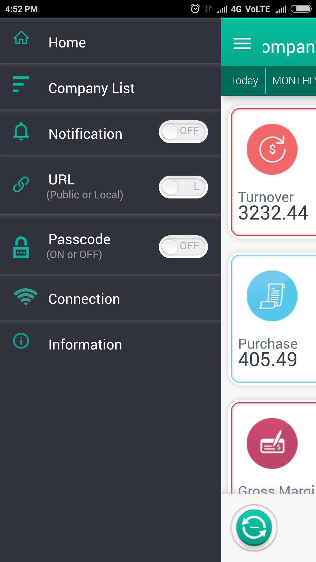 Tally Business Dashboard