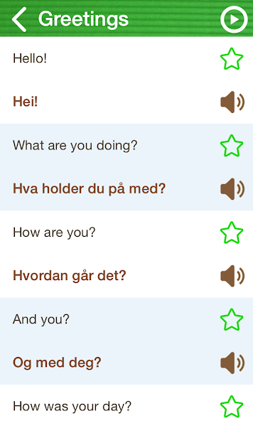 Learn Norwegian Phrasebook