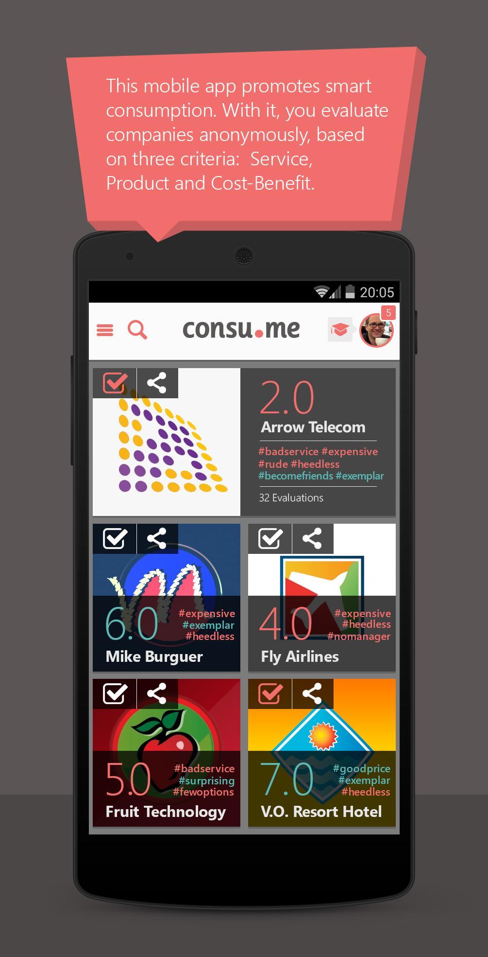 Consume: Best City Guide app