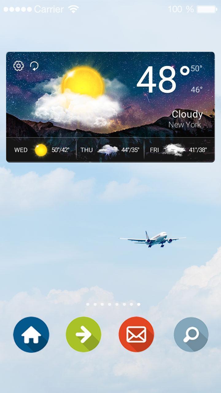 Weather Widget Transparent S8