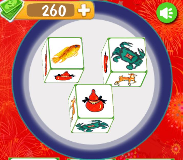 Bau cua 2017 shake dices