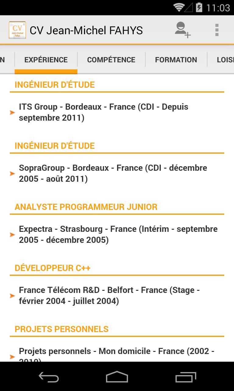 CV Jean-Michel FAHYS