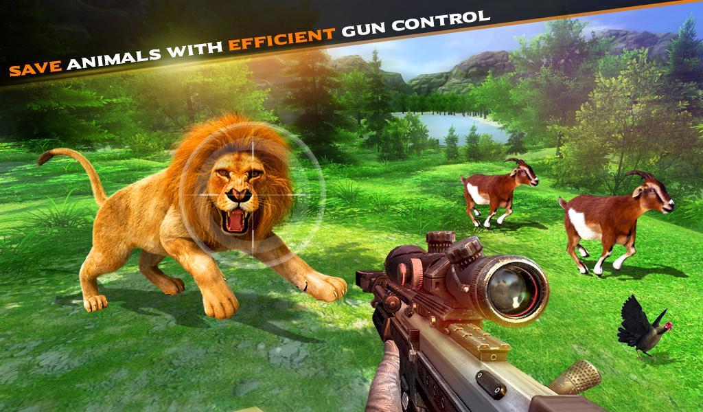 Hunting Animal Sniper Shoot - Safari Lion Hunter