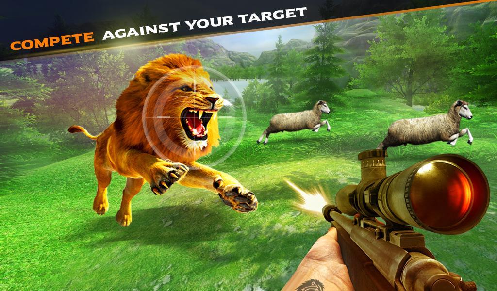 Hunting Animal Sniper Shoot - Safari Lion Hunter