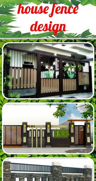 house fence design